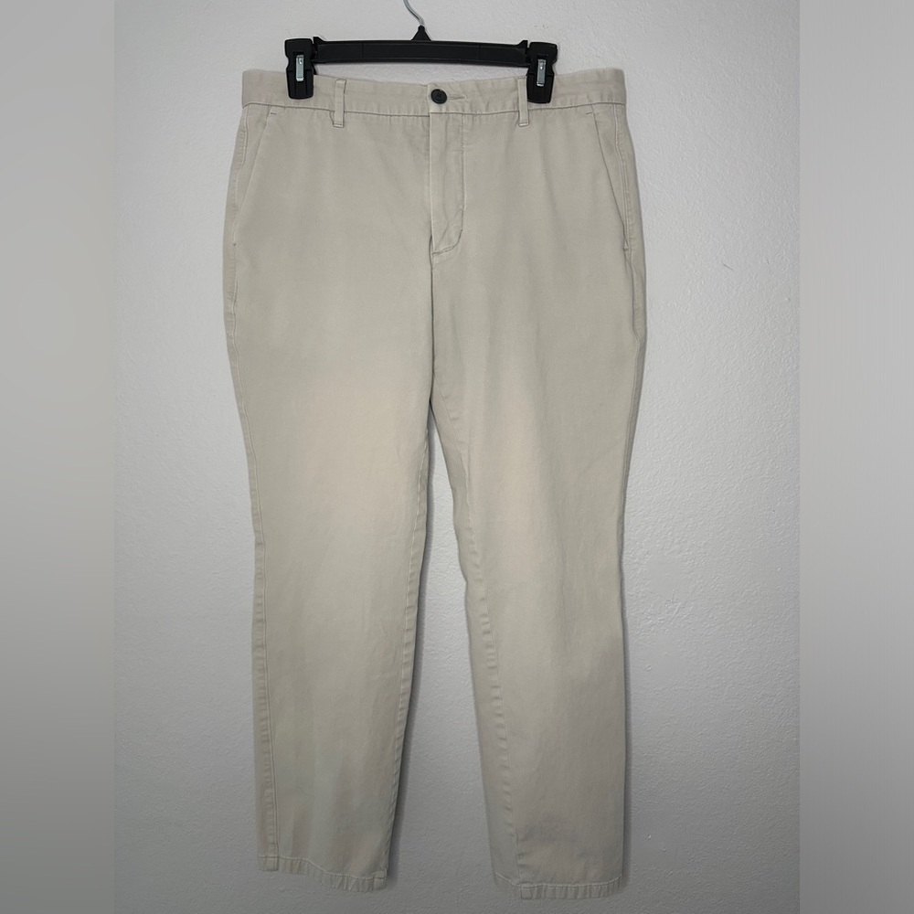 Everlane Uniform Khaki Men’s Pants Size 34x30 See Note-Measures Shorter